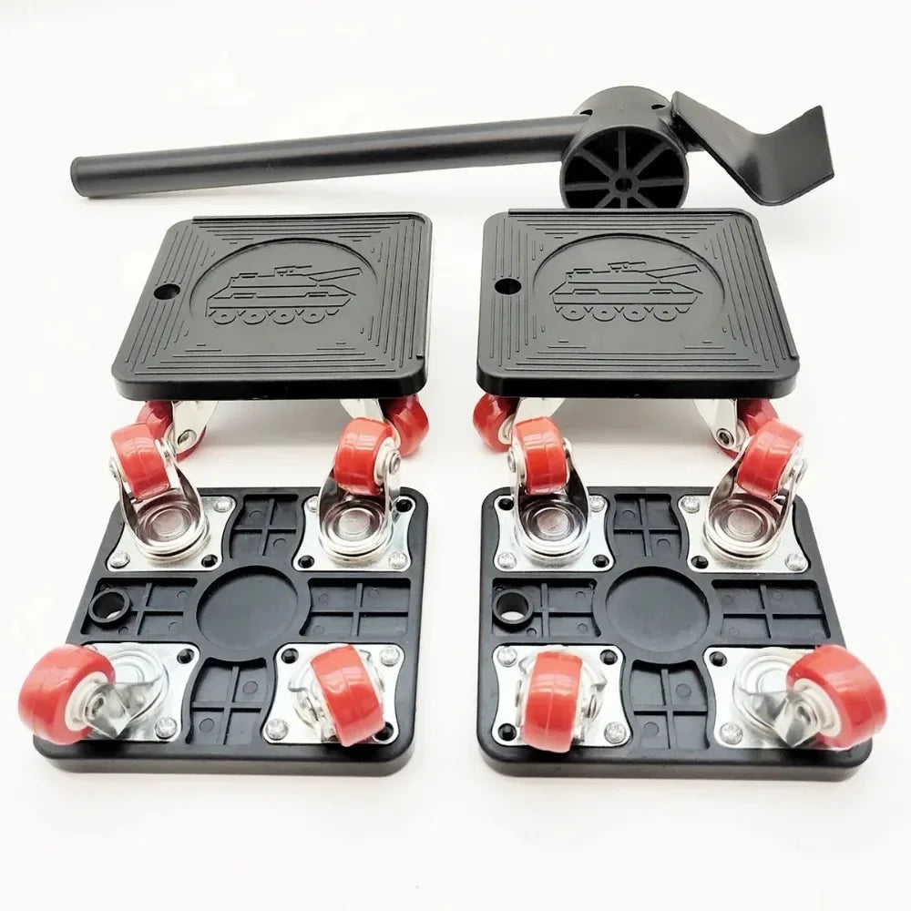 Home Furniture Appliance Moving Tool with 360° Wheels for Sofa Refrigerator Bed Carpet Easy Relocation and Transport Lifter