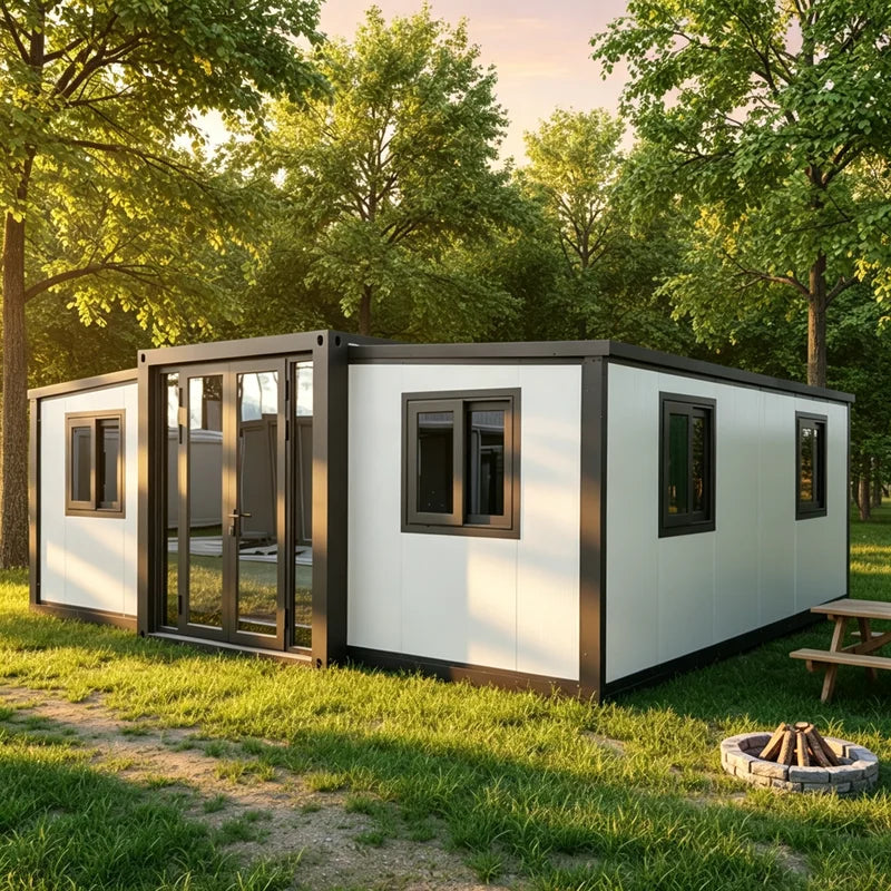Mini Homes To Live In Luxury Prefabricated House Stackable Foldable Container House Site Foldable Home