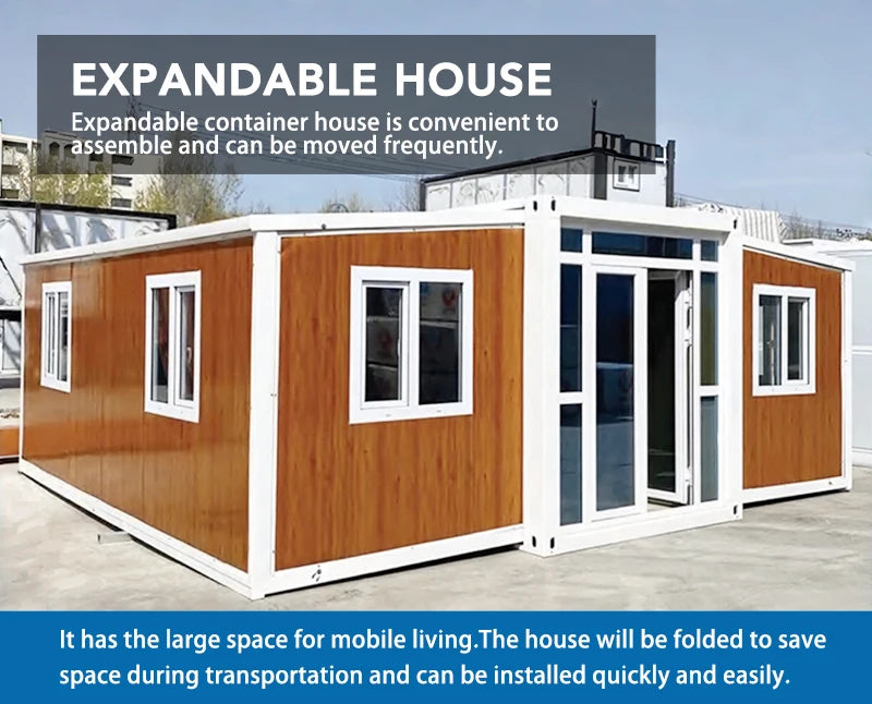 2026 Customized Luxury Prefabricated Expandable Container House Tiny Prefab Houses Australia Standard