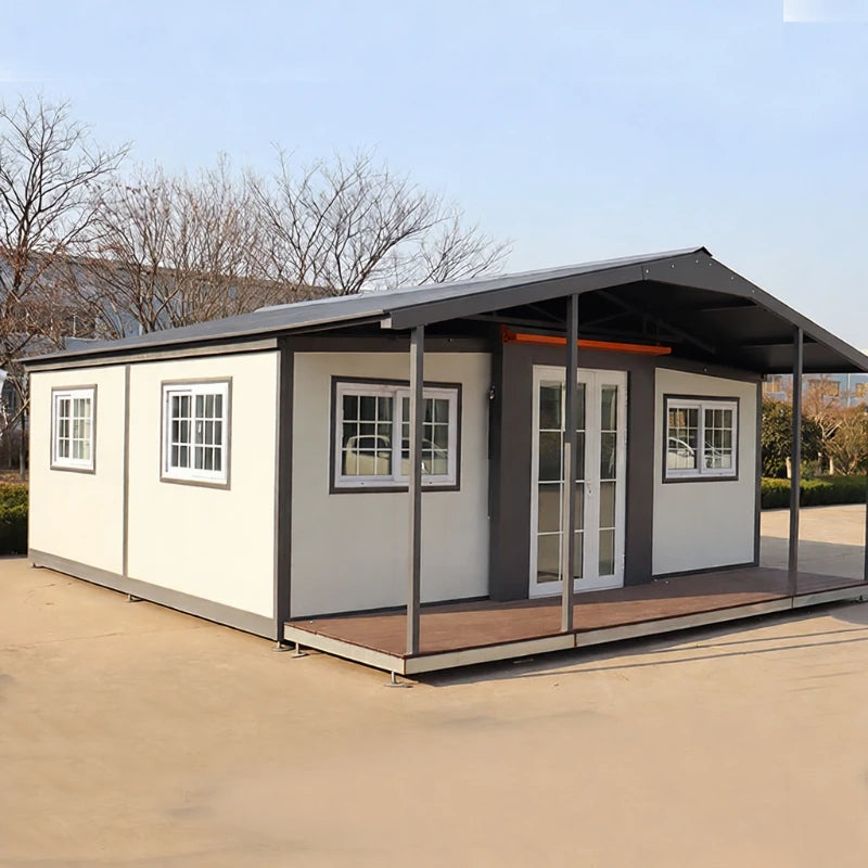 2 3 Bedroom Prefabricated Expandable Container House Prefabricated Steel Frame House Cabins 20ft 40ft Mobile Container Home