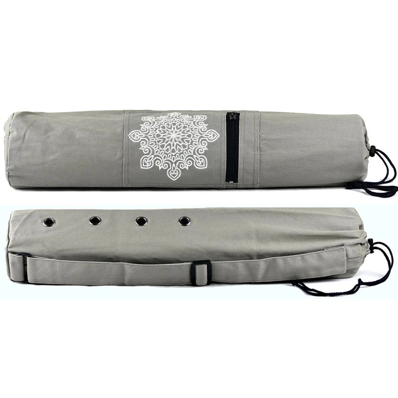 Yoga Mat Cover Wear resistant Canvas Yoga Backpack Breathable Sports Fitness Canvas Bag Yoga Accessories