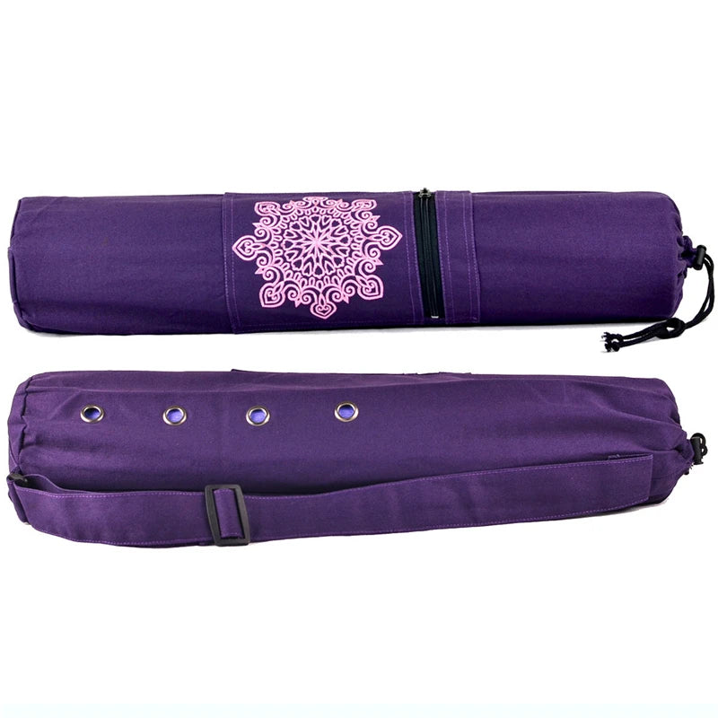 Yoga Mat Cover Wear resistant Canvas Yoga Backpack Breathable Sports Fitness Canvas Bag Yoga Accessories