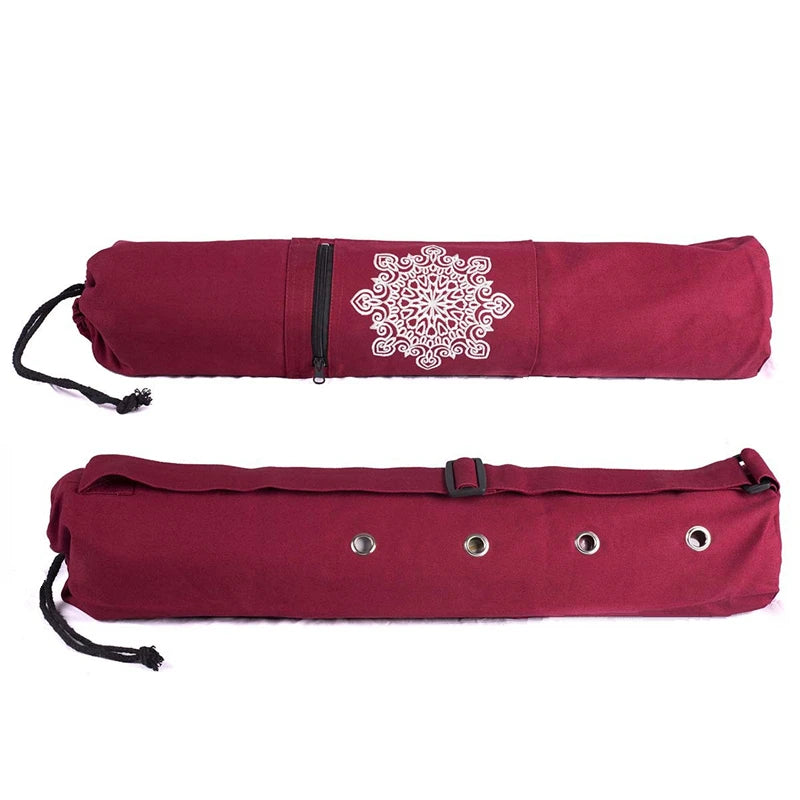 Yoga Mat Cover Wear resistant Canvas Yoga Backpack Breathable Sports Fitness Canvas Bag Yoga Accessories